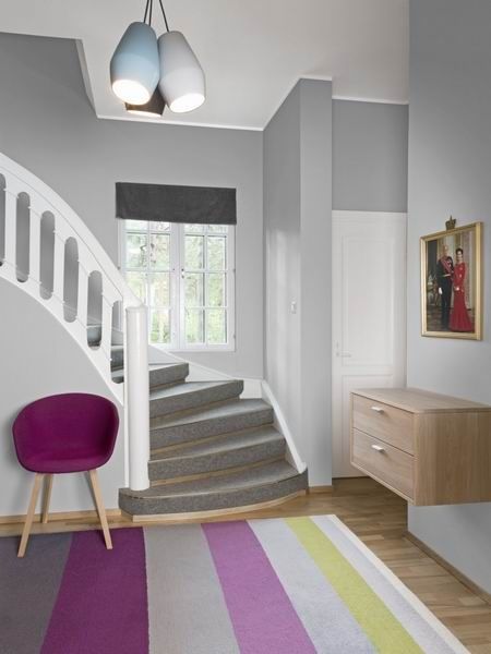 挪威的北欧风格住宅 丰富色彩塑造温馨家 - 家居装修知识网